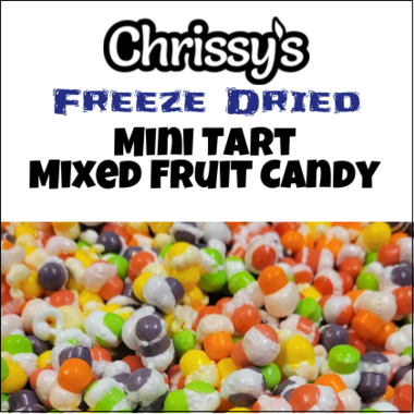 Freeze Dried Mini Tarts Mixed Fruit Candy