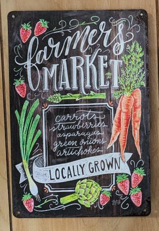 Metal Sign - Locally Grown Metal Sign - Locally Grown