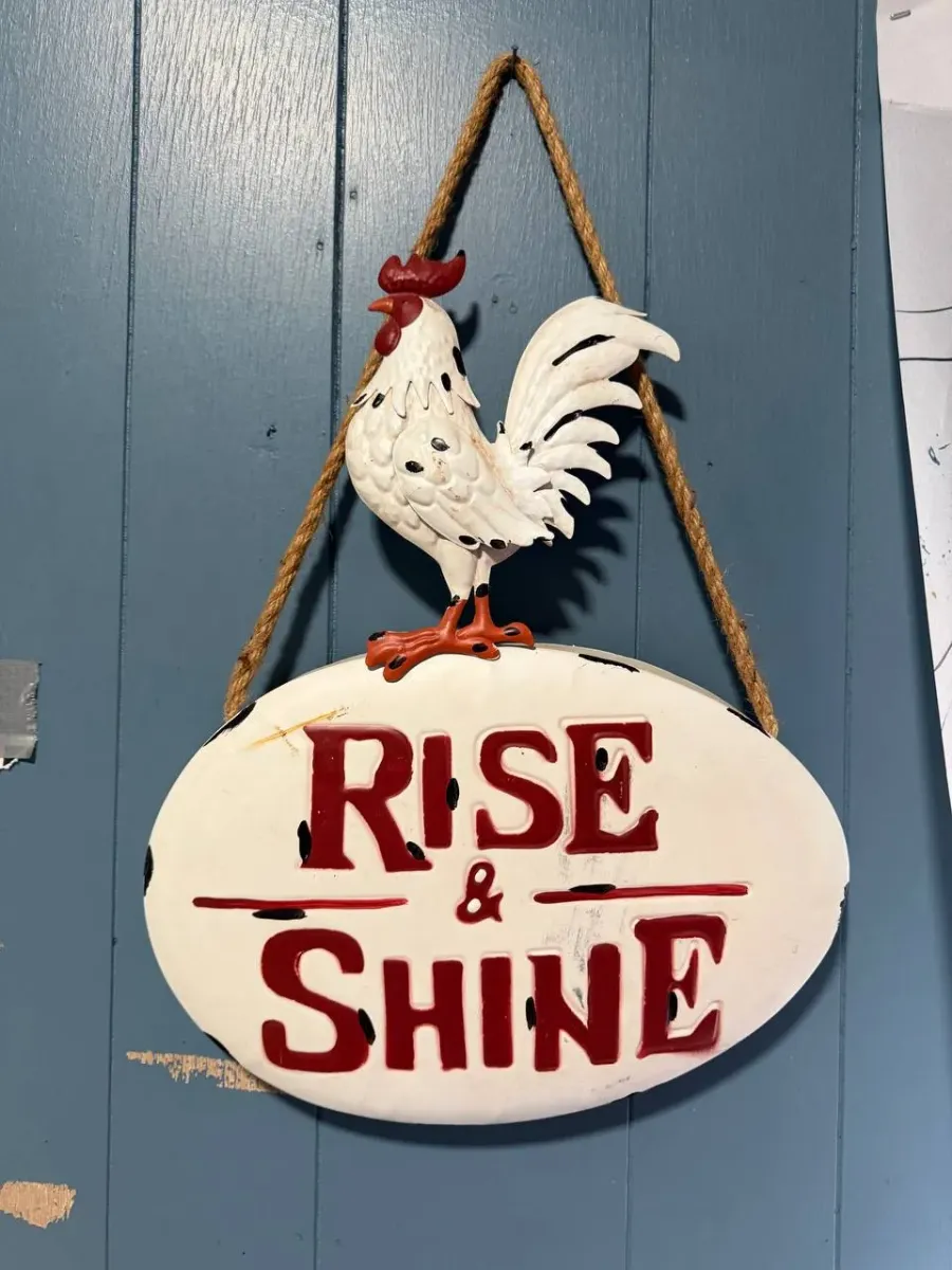 Rise And Shine Sign