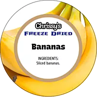 Freeze Dried Bananas